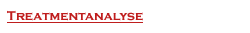 Treatmentanalyse
